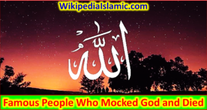 people who mocked God